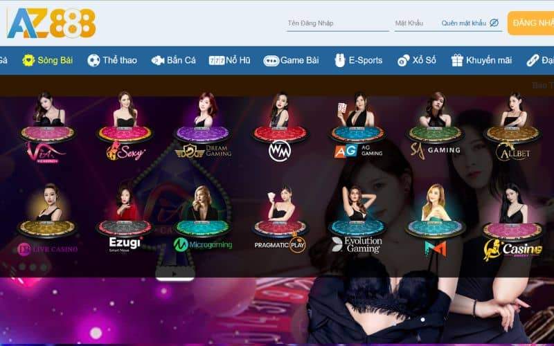 Hướng Dẫn chơi casino online tại nhà cái AZ888 Hướng Dẫn chơi casino online tại nhà cái AZ888